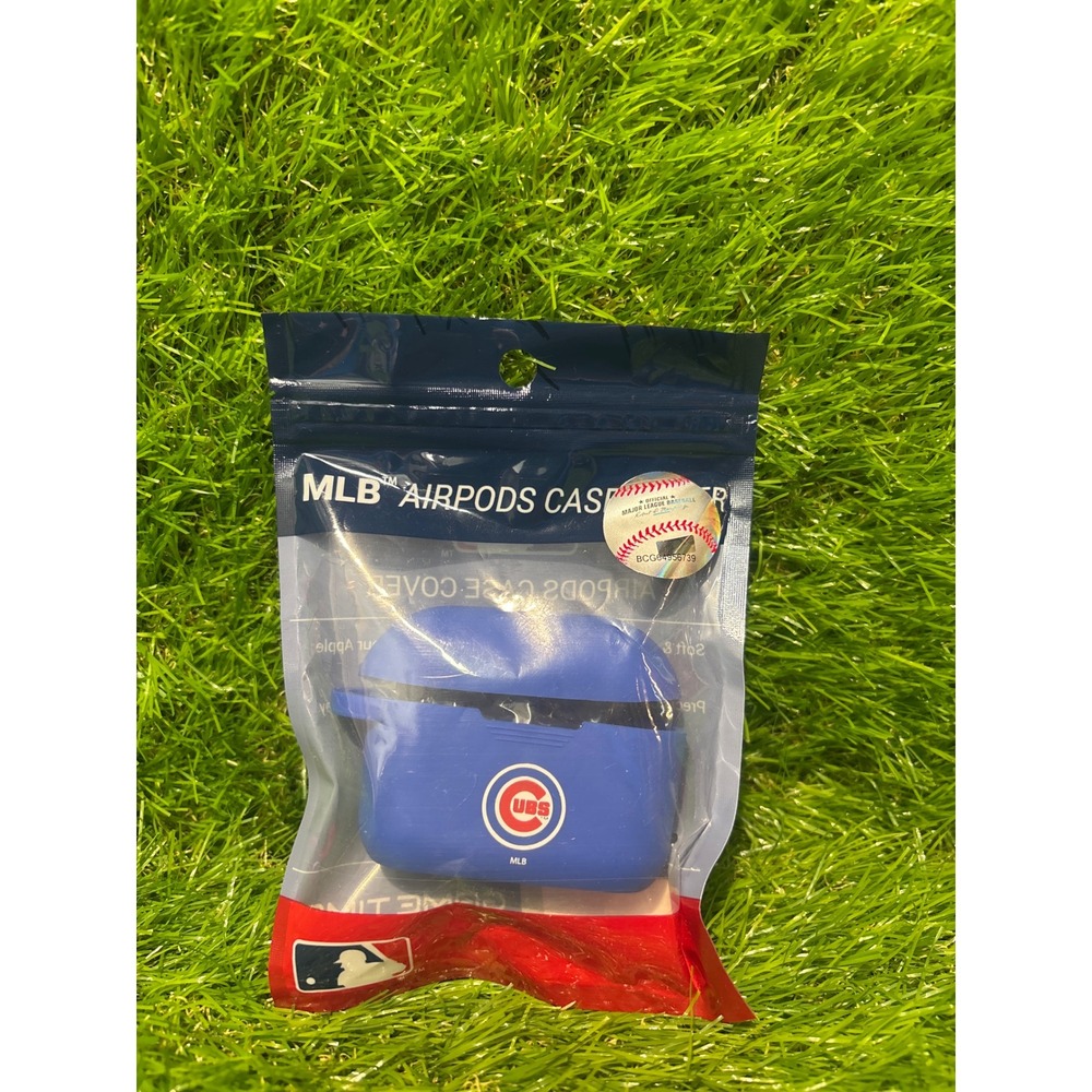 MLB Chicago Cubs AirPods Case Cover Blue Silicone Game Time MLB-APP1-CHI NEW